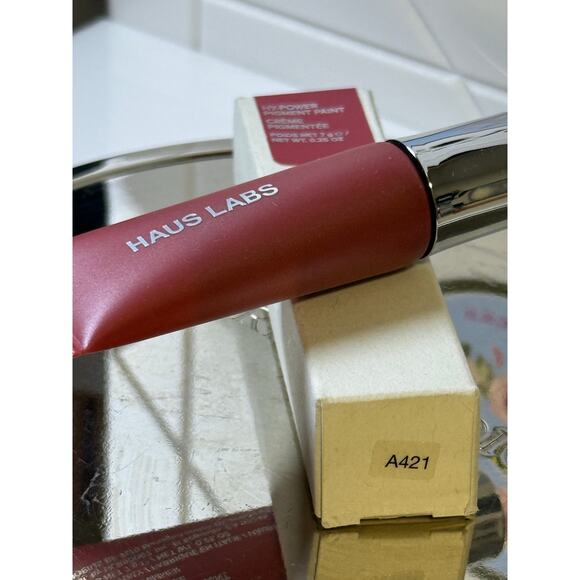 Haus Labs by Lady Gaga Hy-Power Piment Paint  - BURGUNDY SHIMMER - NEW in BOX - Picture 1 of 4
